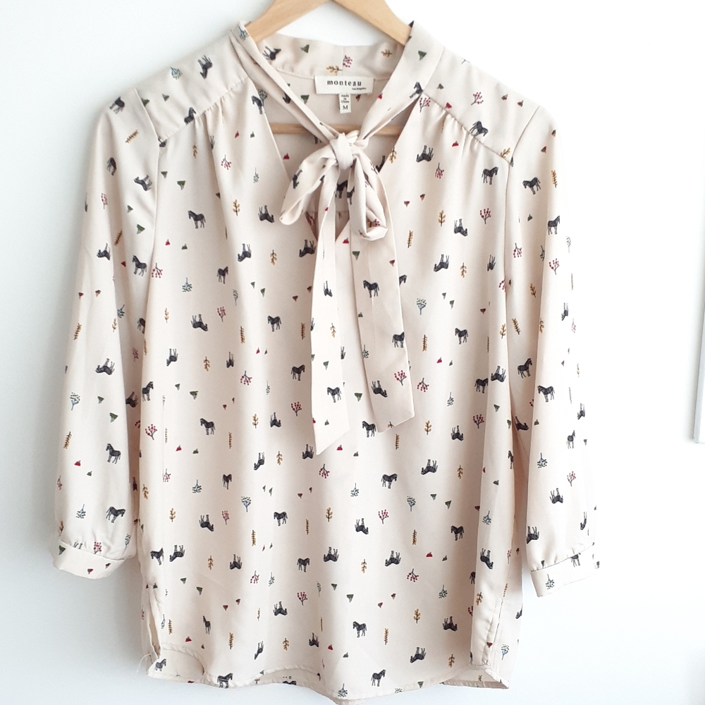 Morneau Quater Sleeve Blouse